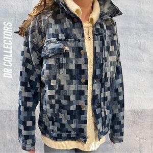 DR COLLECTORS JACQUARD DENIM JACKET NEW NWT S & M